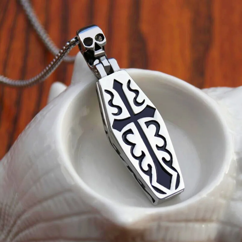 Men'S Vampire Accessories - Collier pendentif crâne de vampire pour