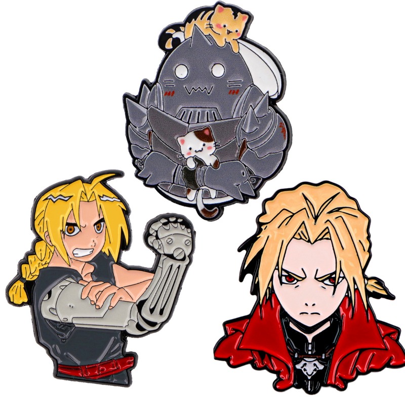 Lapel Pin Enamel - Broche en émail Fullmetal Alchemist Anime