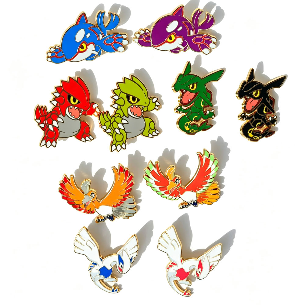 Lapel Pin Enamel - Épingles en émail Pokémon, badges d'anime