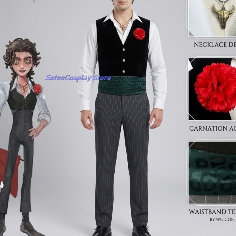 Men'S Suit Accessories - Costume de cosplay pour adultes Identity