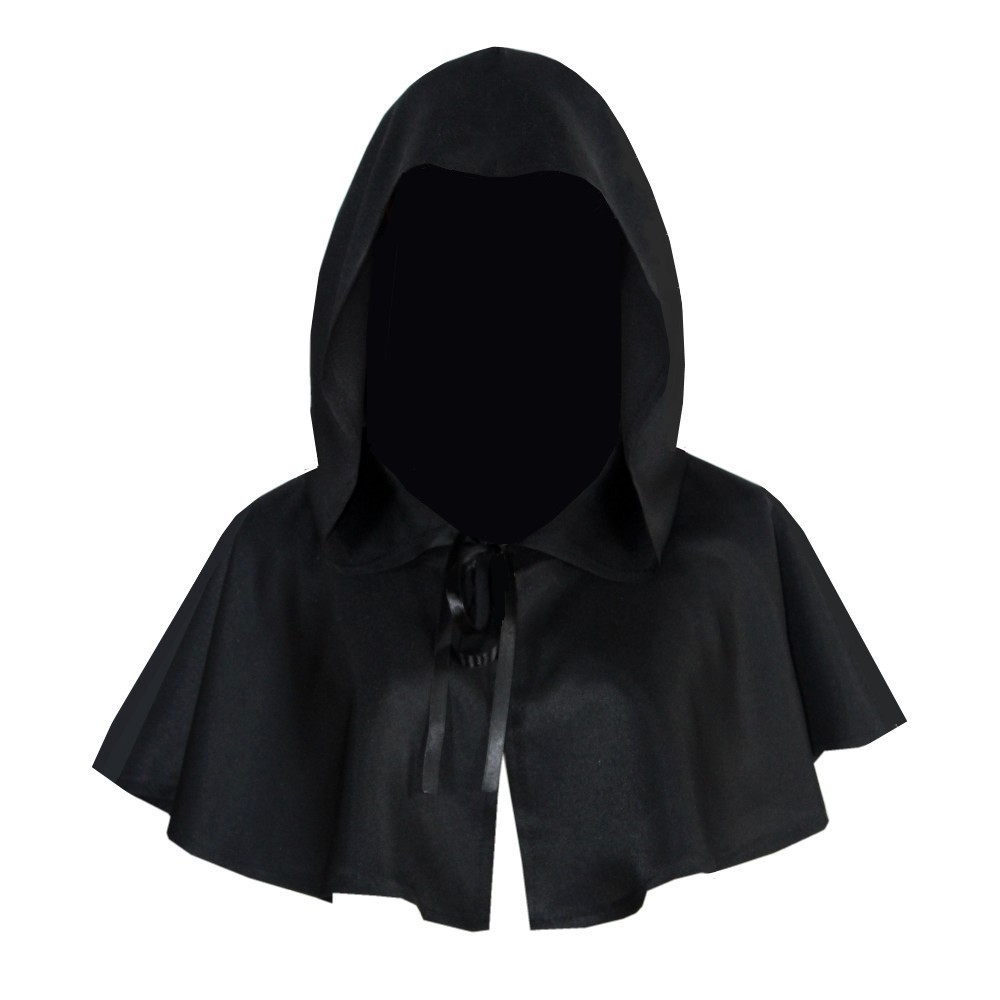 Men'S Vampire Accessories - Cape de Mort Courte à Capuche