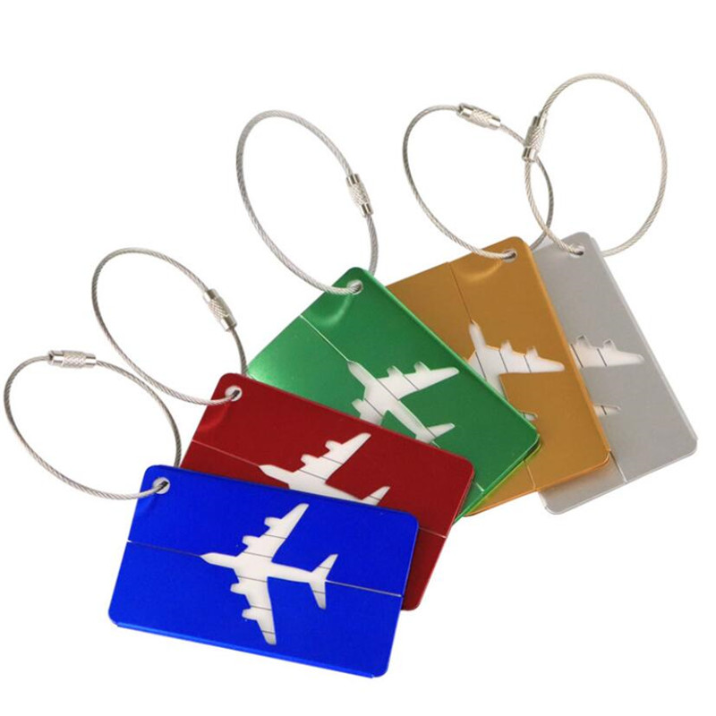 Men Accessories Name - Étiquettes de bagages en alliage d'aluminium