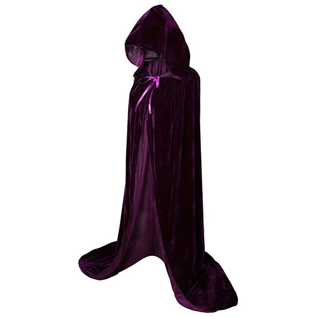 Men'S Vampire Accessories - Cape gothique à capuche pour Halloween,