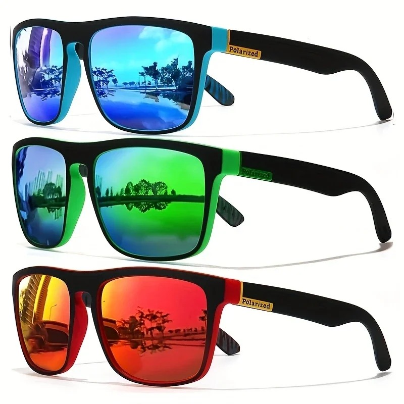 Sunglasses Polarized Men - Lunettes de soleil polarisées carrées vintage