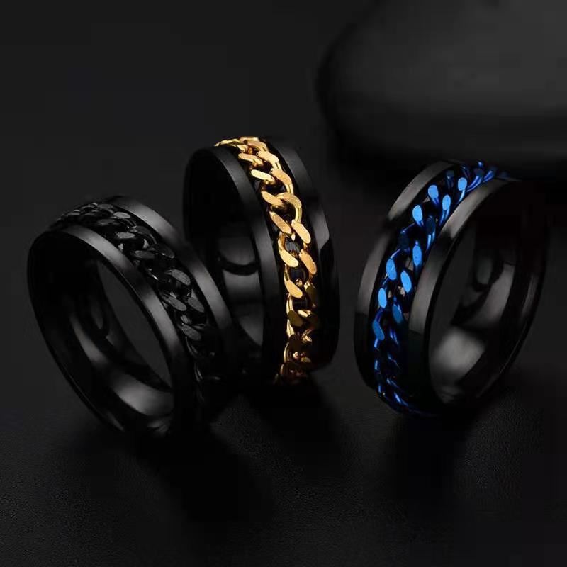 Bagues de couple rotatives en  - Men Accessories Name avis et prix
