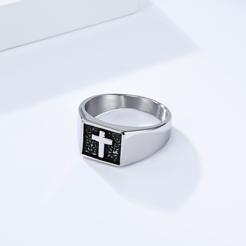 Somen – Bague chevalière crois - Signet Ring Men avis et prix