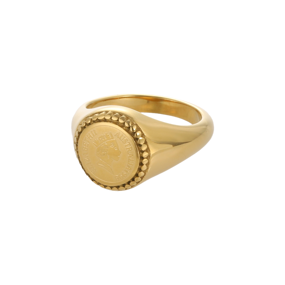 Bagues signet rétro en acier i - Signet Ring Men avis et prix