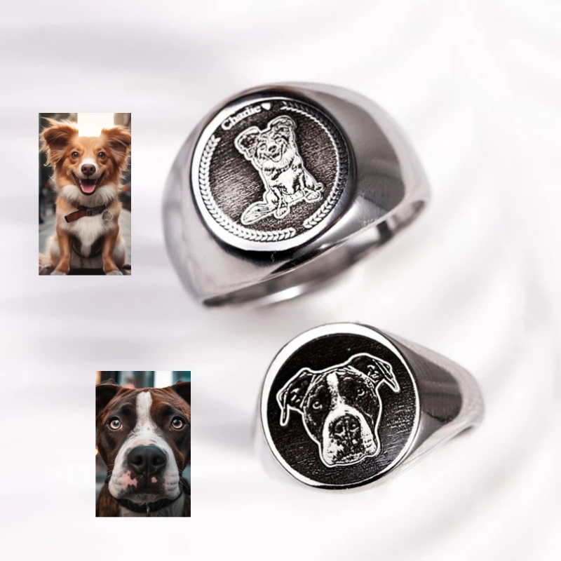 Bague signet personnalisée ave - Signet Ring Men avis et prix