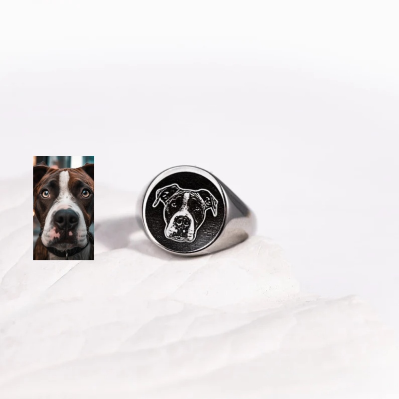 Bague signet personnalisée ave - Signet Ring Men avis et prix