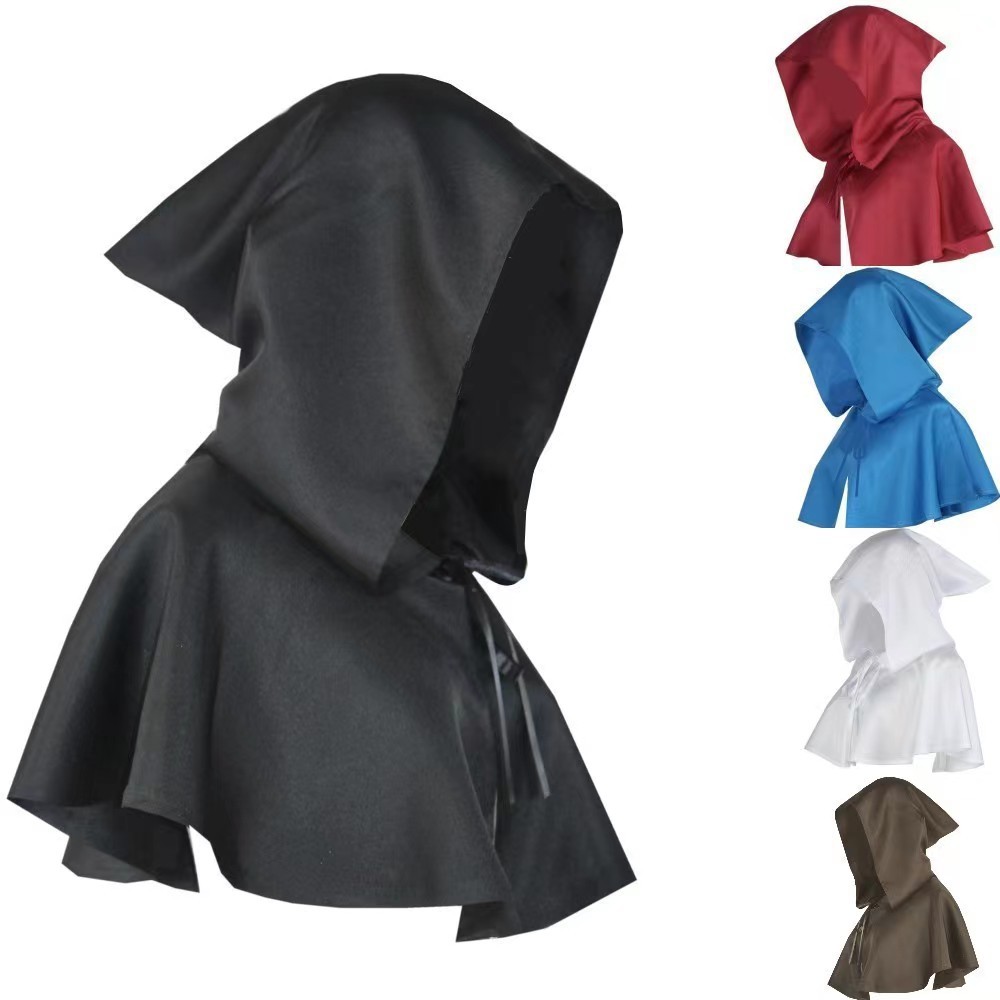 Cape de Mort Courte à Capuche  - Men'S Vampire Accessories avis et prix