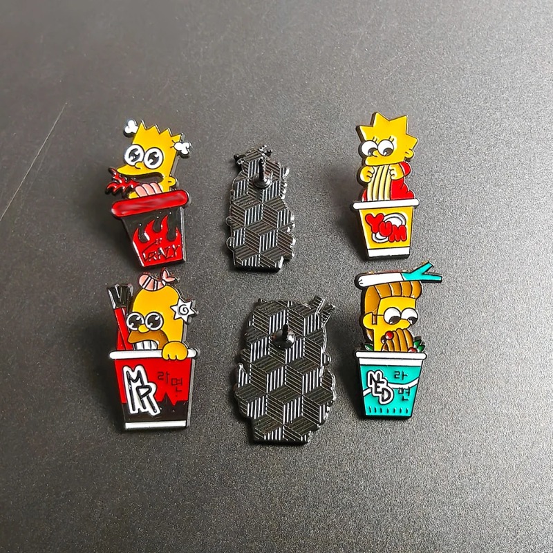 Ensemble de 6 badges amusants  - Lapel Pin Enamel avis et prix