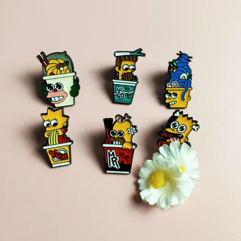 Ensemble de 6 badges amusants  - Lapel Pin Enamel avis et prix