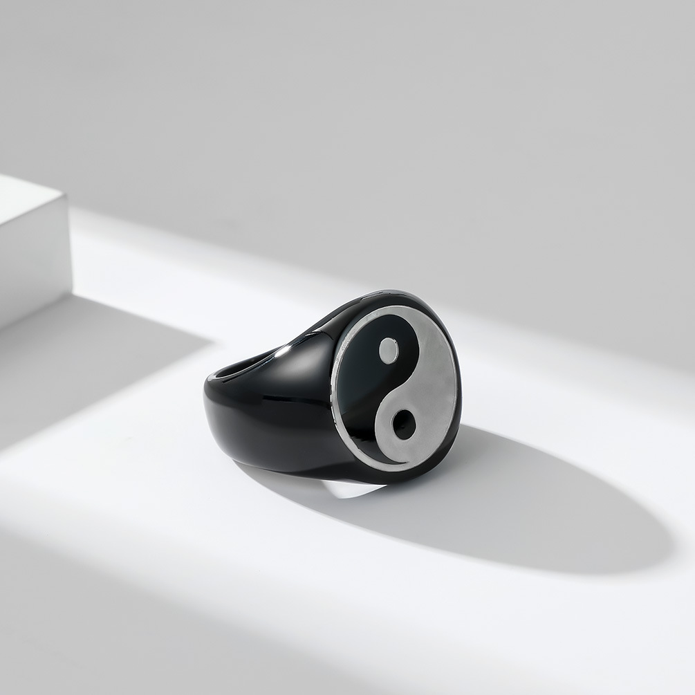 Bagues Tai Chi de Style chinoi - Signet Ring Men avis et prix