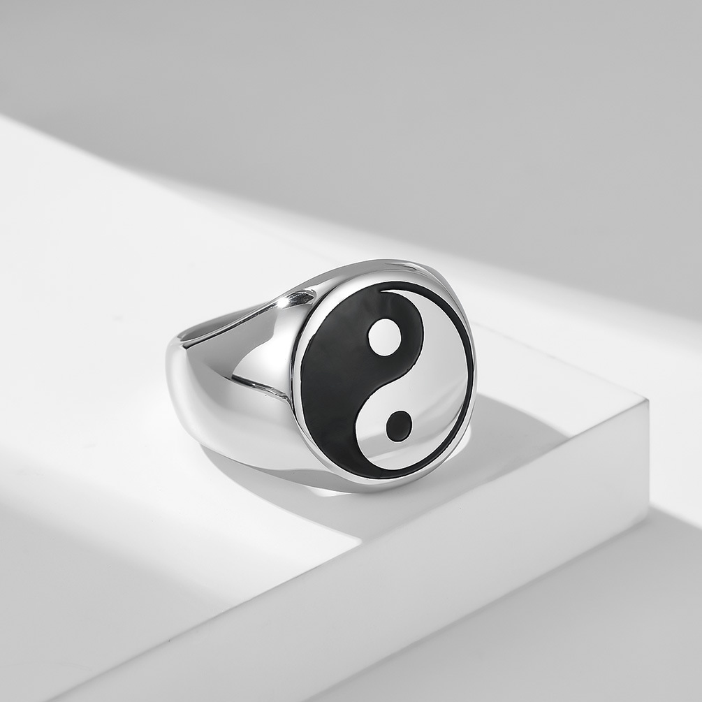 Bagues Tai Chi de Style chinoi - Signet Ring Men avis et prix