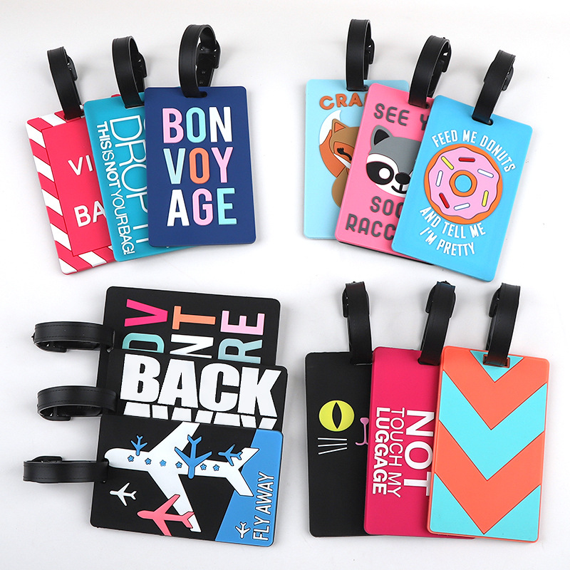 Étiquette de bagage en PVC ave - Men Accessories Name avis et prix