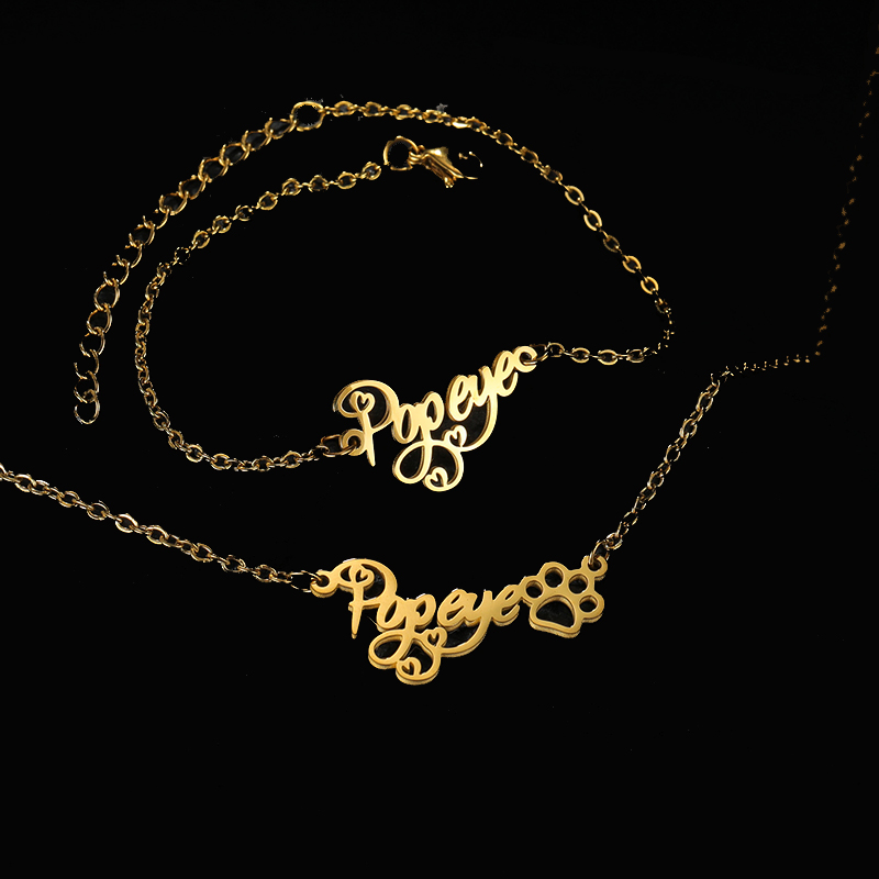 Goxijite personnaliser nom col - Men Accessories Name avis et prix