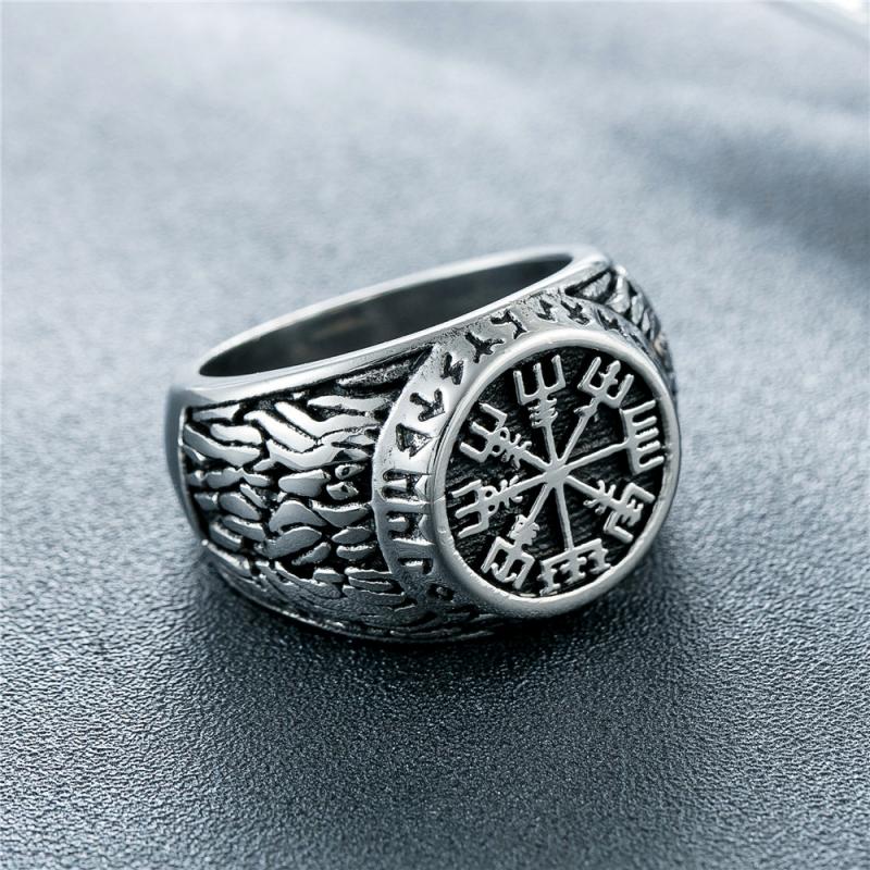 Oral alière rune viking vintag - Signet Ring Men avis et prix