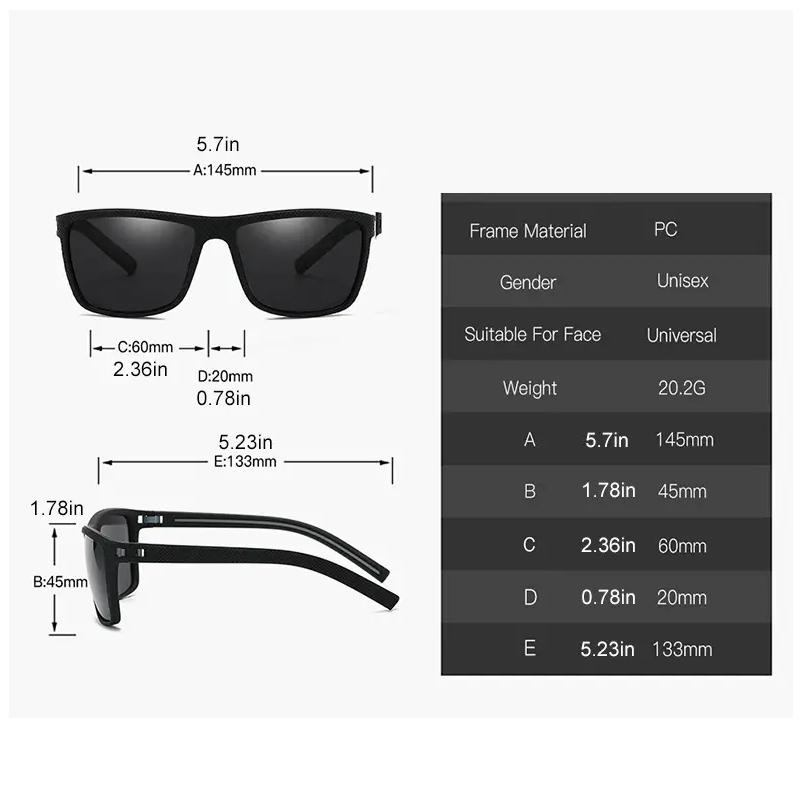 Lunettes de soleil de sport ca - Sunglasses Polarized Men avis et prix
