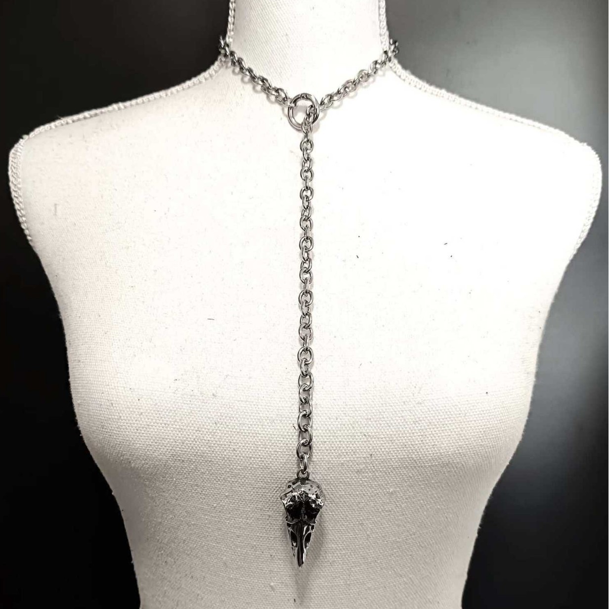 Collier gothique avec crâne de - Men'S Vampire Accessories avis et prix