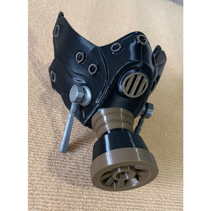 Masque à gaz noir imprimé en 3 - Men'S Suit Accessories avis et prix