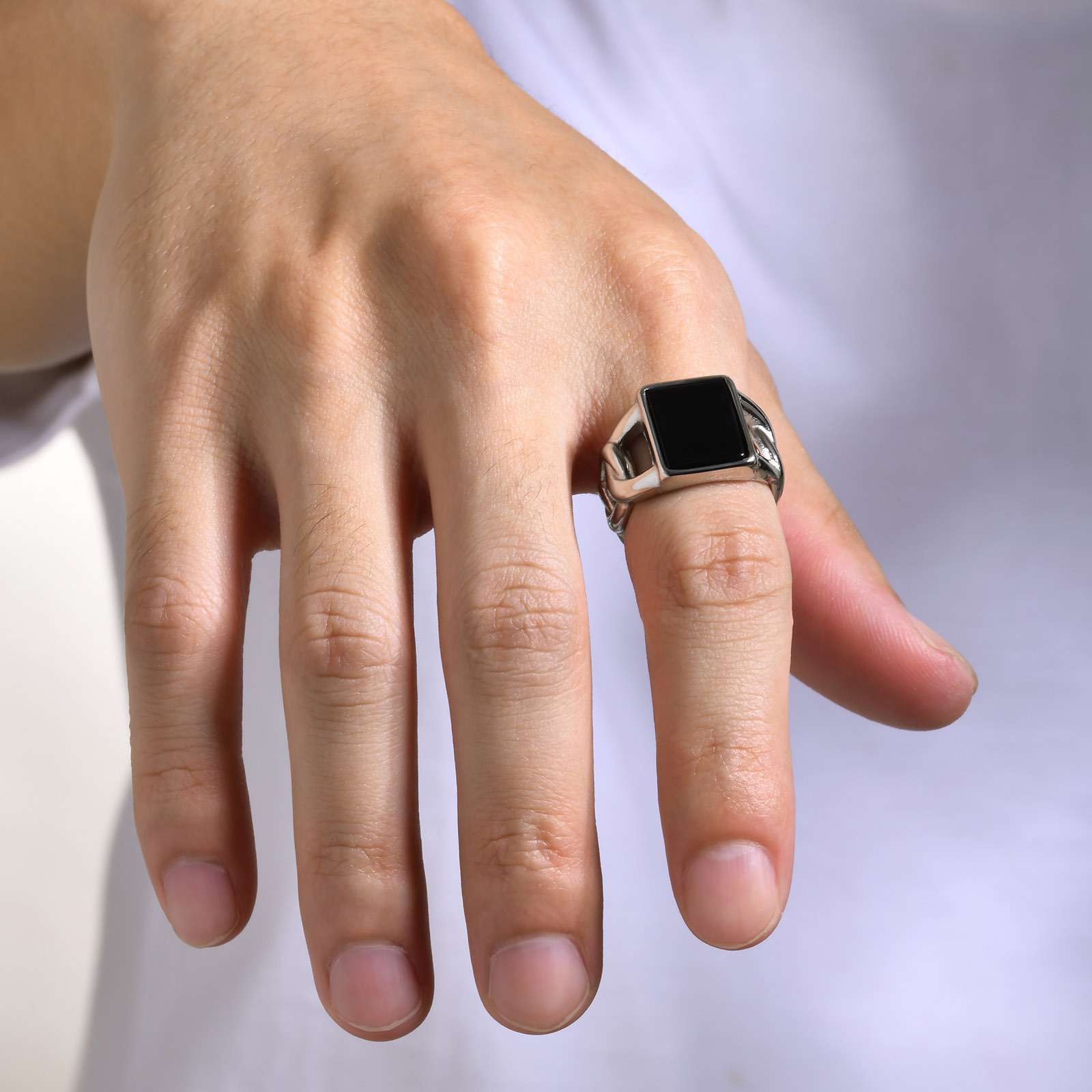 Bague chevalière Punk Vintage  - Signet Ring Men avis et prix