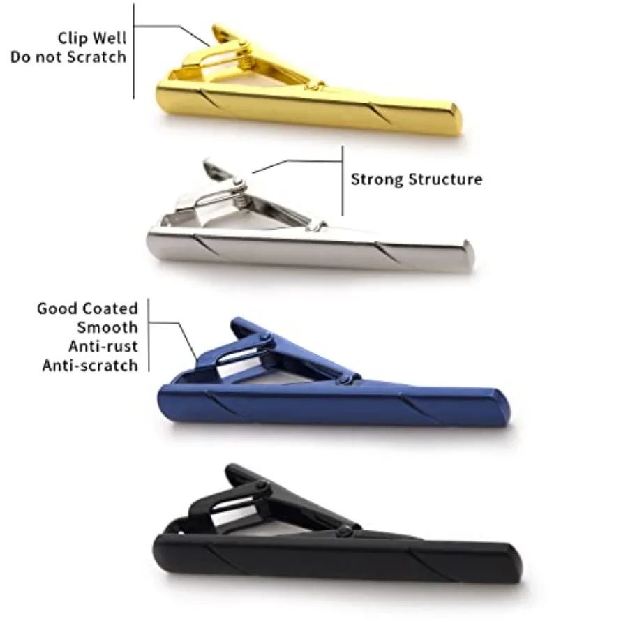 Lot de 4 pinces à cravate pour - Men'S Suit Accessories avis et prix