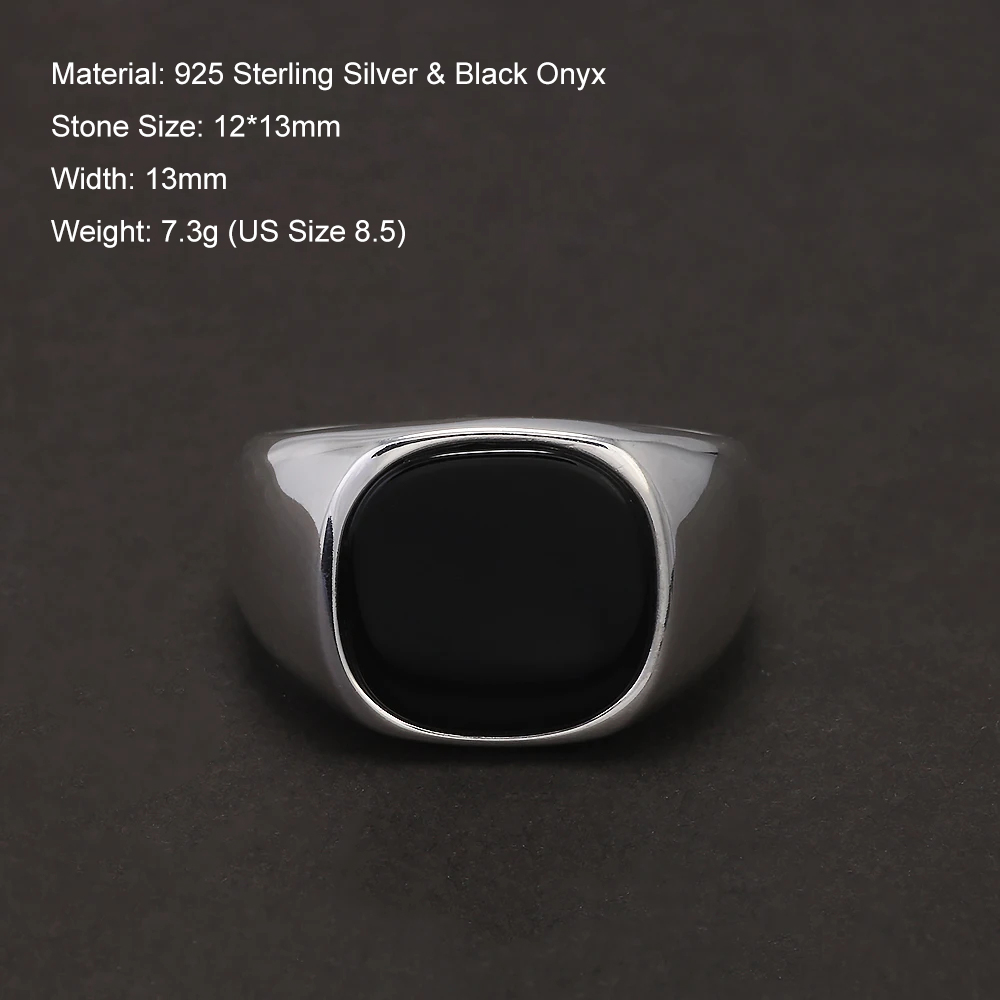 Bague chevalière en argent Ste - Signet Ring Men avis et prix