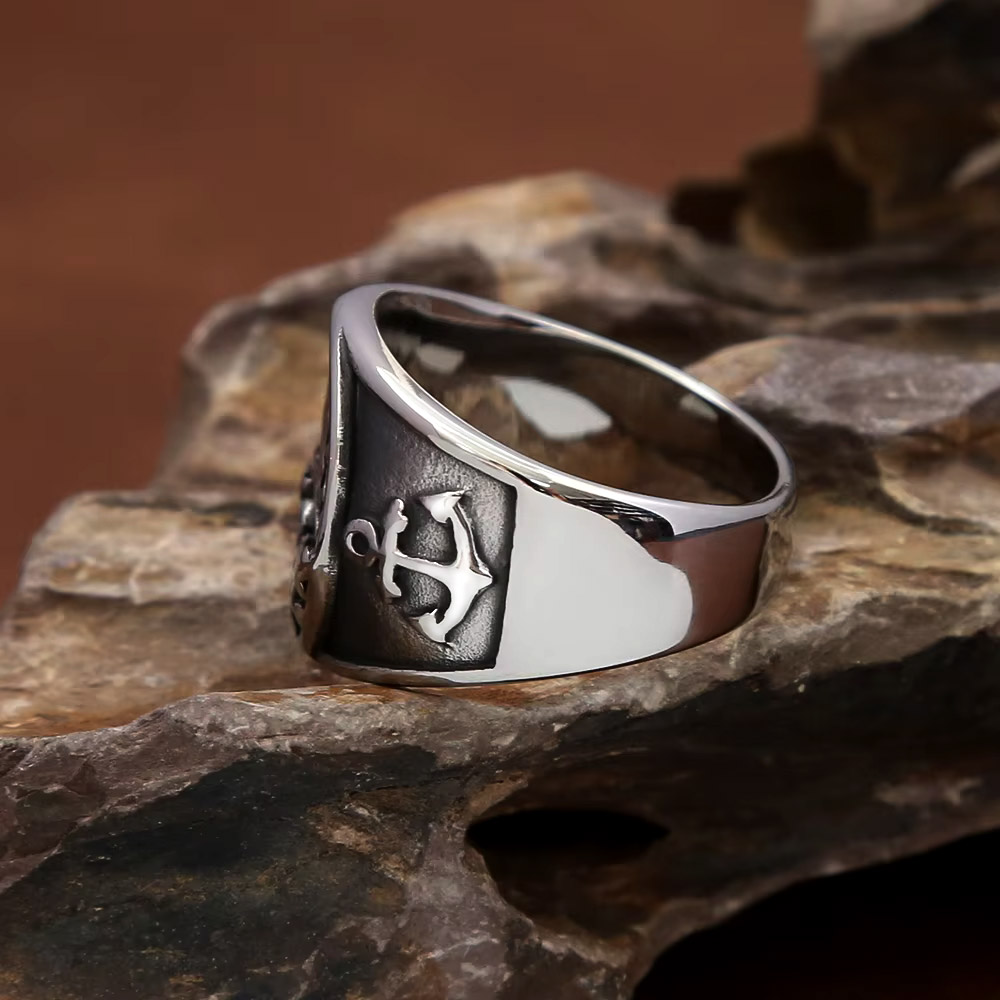 Bague Chevalière Vintage Nauti - Signet Ring Men avis et prix