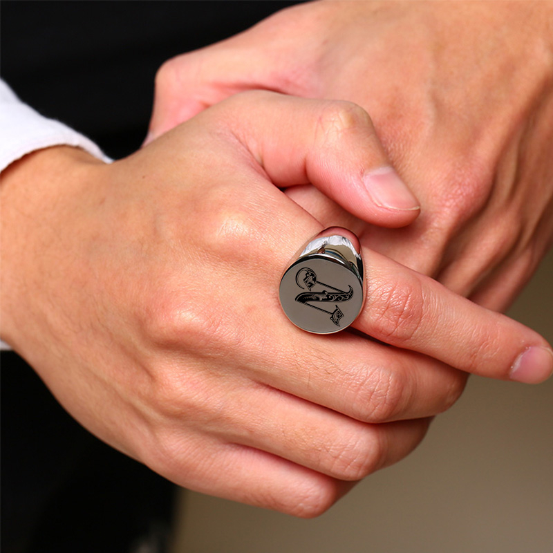 Vnox – bague de timbre pour ho - Signet Ring Men avis et prix